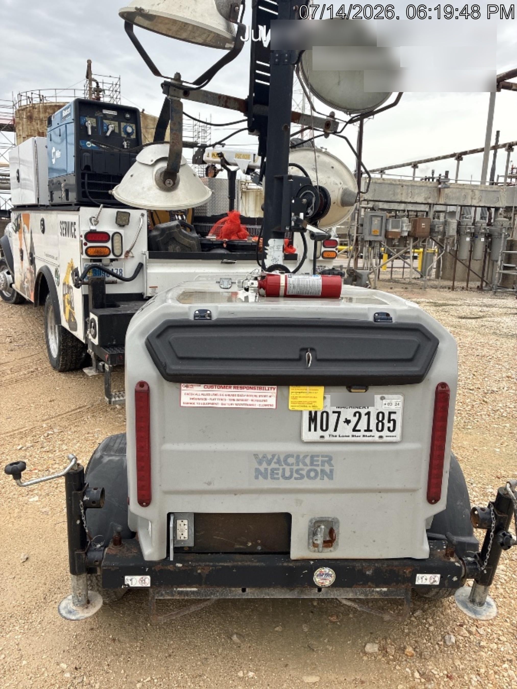 2017 Wacker Neuson LTV6L-MH Wacker Neuson Light Tower