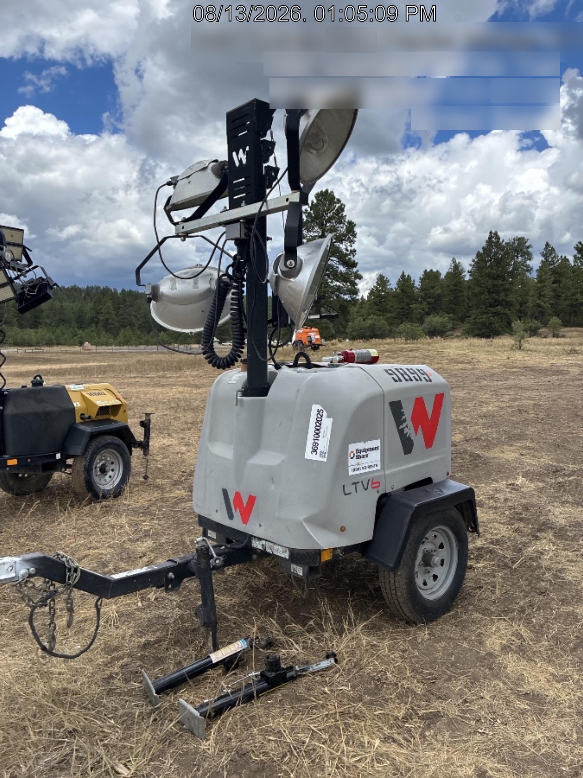 Wacker Neuson LTV6K-MH Wacker Neuson LTV6K Towable Light Tower