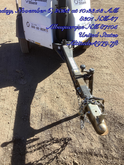 2023 Generac MLT2 Diesel, Flex Switch 120V Input, Powerzone Controller, (4) 320W LED Lights, 4kW Generator, 39.9 Gal Fuel Tank, 2" Ball, T3