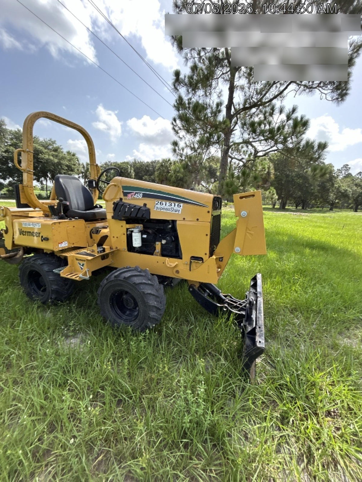 2022 VERMEER RTX450