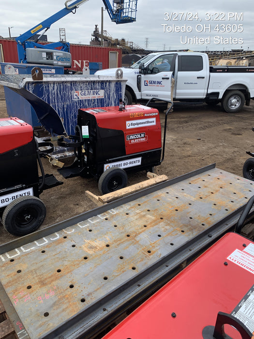 2024 Lincoln Electric Ranger 305 LPG Ranger 305 LPG, Undercarriage, Tank Holder & Strap, 10kw AC Gen, 25hp Kohler LPG Eng