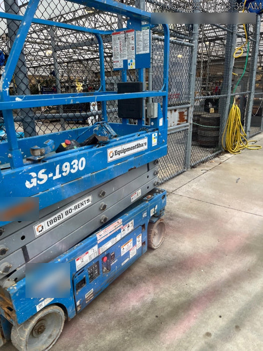 2019 Genie GS-1930 Fixed Rails with Chain Entry