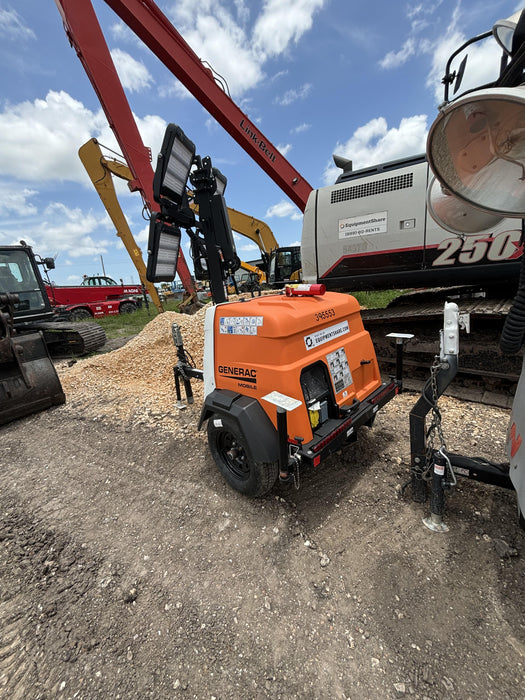 2024 Generac MLT2 Diesel, Flex Switch 120V Input, Powerzone Controller, 
(4) 320W LED Lights, 4kW Generator, 39.9 Gal Fuel Tank, 2" Ball, T3