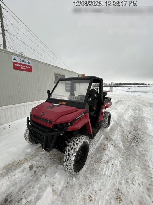 2021 Yanmar YU1000 Canopy, Steel Wheel, Poly WindShield, Beacon, Backup Alarm