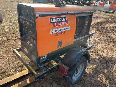 2022 Lincoln Electric LE400 Kubota V1505, Trlr, Cable Rack, Light Kit, ES Decals, T3
