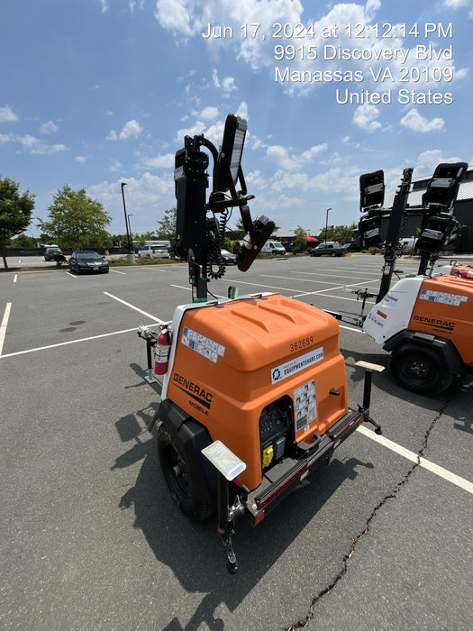 2023 Generac MLT2 Diesel, Flex Switch 120V Input, Powerzone Controller, 
(4) 320W LED Lights, 4kW Generator, 39.9 Gal Fuel Tank, 2" Ball, T3