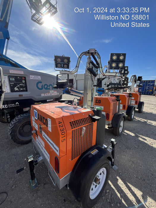 2024 Wanco WLTT-4MM4K Diesel, Deep Sea Controller, Shore Power Plug, Auto Start, (4) 350W LED Floodlights, 4kW Generator, 60 Gal Fuel Tank, 2" Ball, T3