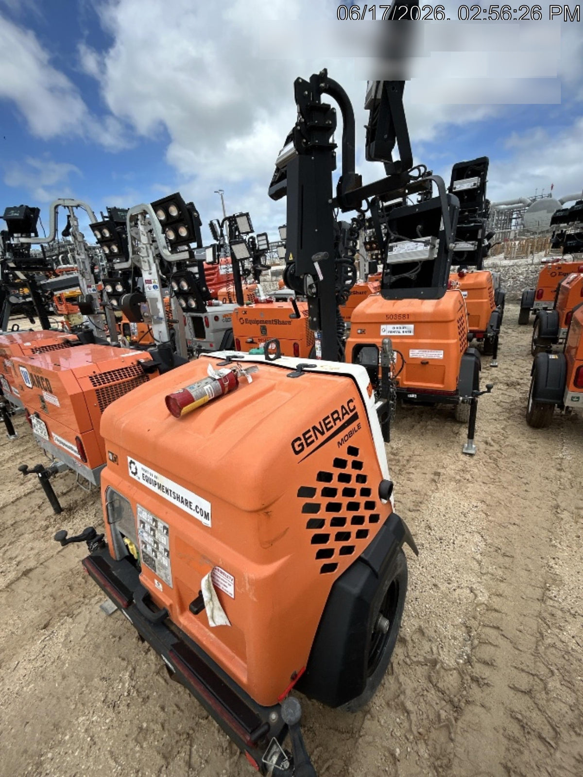 2023 Generac MLT2 Diesel, Flex Switch 120V Input, Powerzone Controller, 
(4) 320W LED Lights, 4kW Generator, 39.9 Gal Fuel Tank, 2" Ball, T3