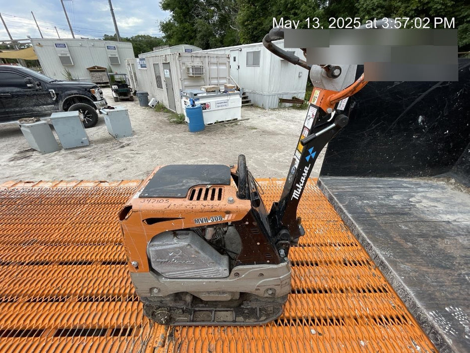 2023 Multiquip MV308GH Honda GX270, 18" Plate, Tachometer