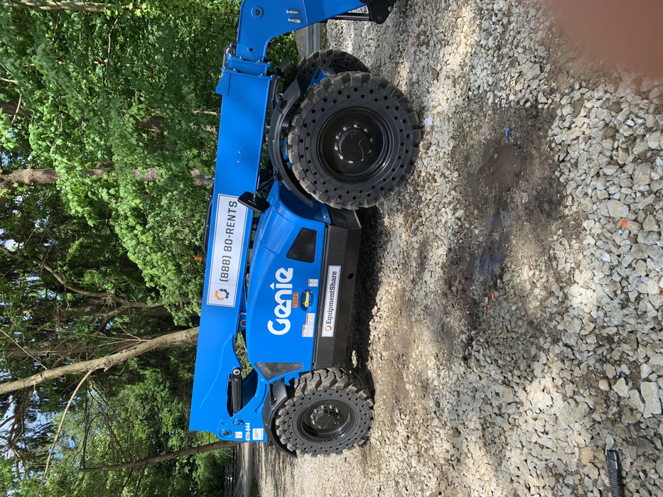 2020 Genie GTH-844 Cab/Heat/Air, Solid Tires, Work Lights, Beacon, Aux Hydraulics, Back up Alarm, Lifting Eye