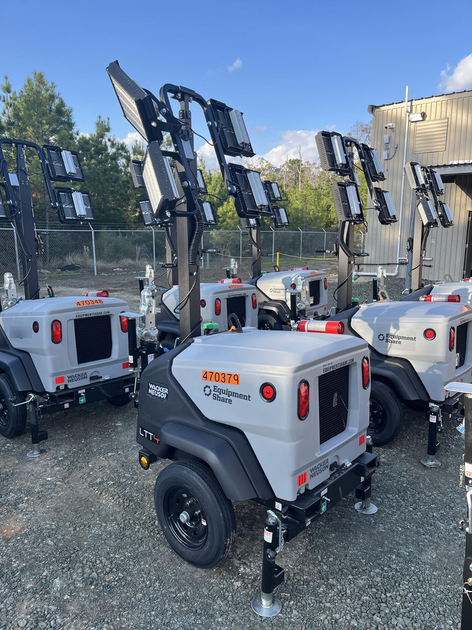 2024 Wacker Neuson LTT4 Diesel, Kohler KDW702, Deep Sea Controller, Auto Start, LED 320W, Bypass Outlet, T3