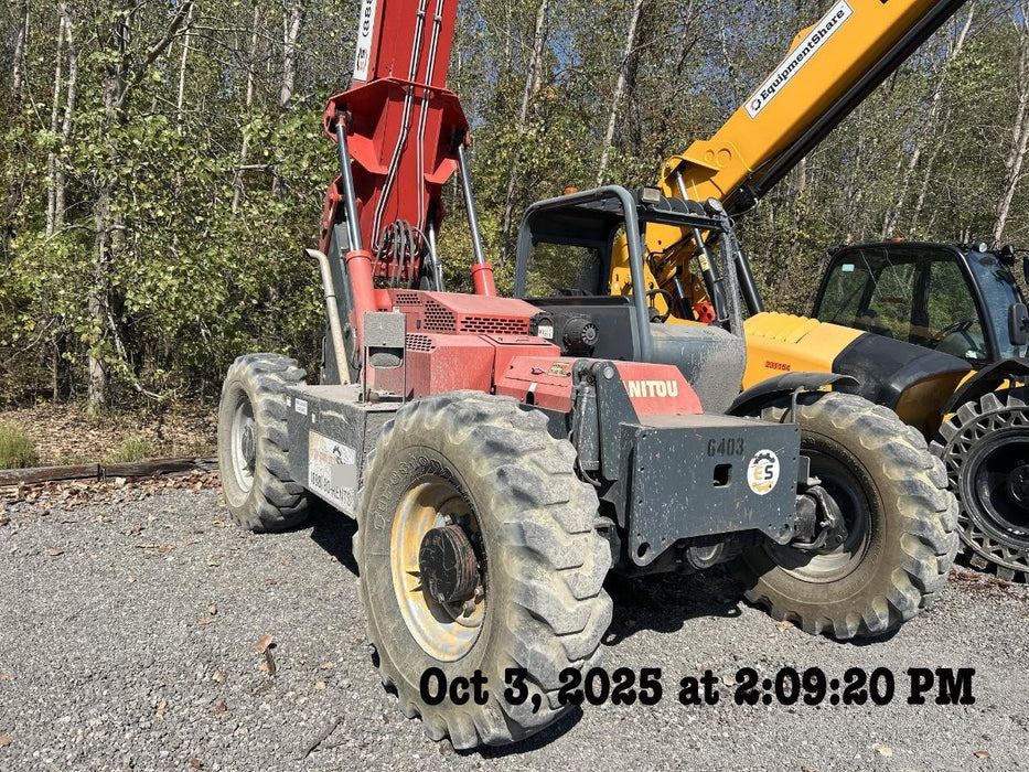 2017 Manitou 12042 Manitou MTA 12042, Solid Tires, 66" Carriage, Open ROPS, Flashing Beacon and Work Light Package