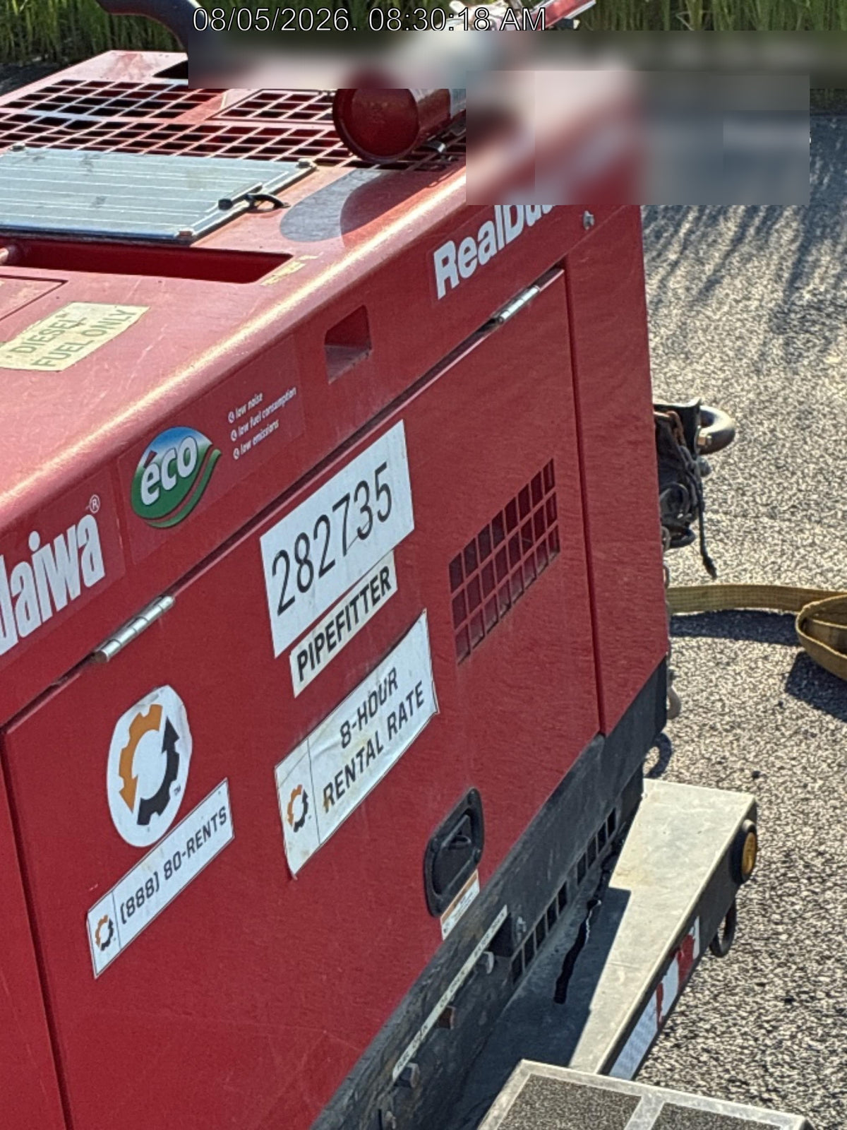 2022 Shindaiwa DGW400MDL Kubota D902 Engine, 23 HP, Dual Op Welder, Wire, Arc, Droop Stick, Tig, and CC Stick Functionality, Simulphase, 3 Phase and 1 Phase Gen Output, Single Axle NB Trlr, Slr Trckl Chrg 12V 12W, Fire Ext