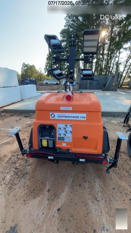 2024 Generac MLT2 Diesel, Flex Switch 120V Input, Powerzone Controller, 
(4) 320W LED Lights, 4kW Generator, 39.9 Gal Fuel Tank, 2" Ball, T3