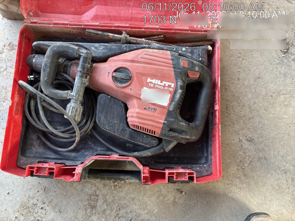 2019 HILTI TE 700-AVR