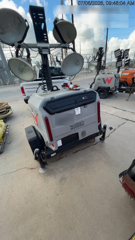 2018 Wacker Neuson LTV6L-MH Wacker Neuson LTV6L Mobile Light Tower w/Fuel Level Sensor Installed