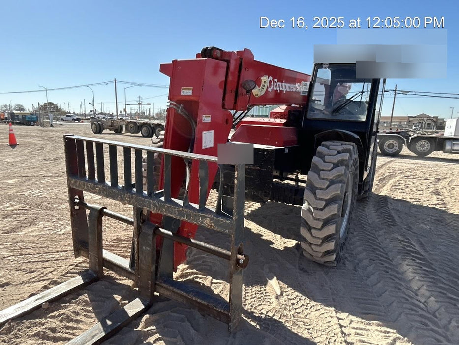 2019 Manitou MTA12042 120hp T4F, Cab/Heat/Air, Cab and Boom LED work lights, Auxiliary Hydraulics, Solid Tires, Amber strobe, Lift Hook 66" Carriage, 60" Forks