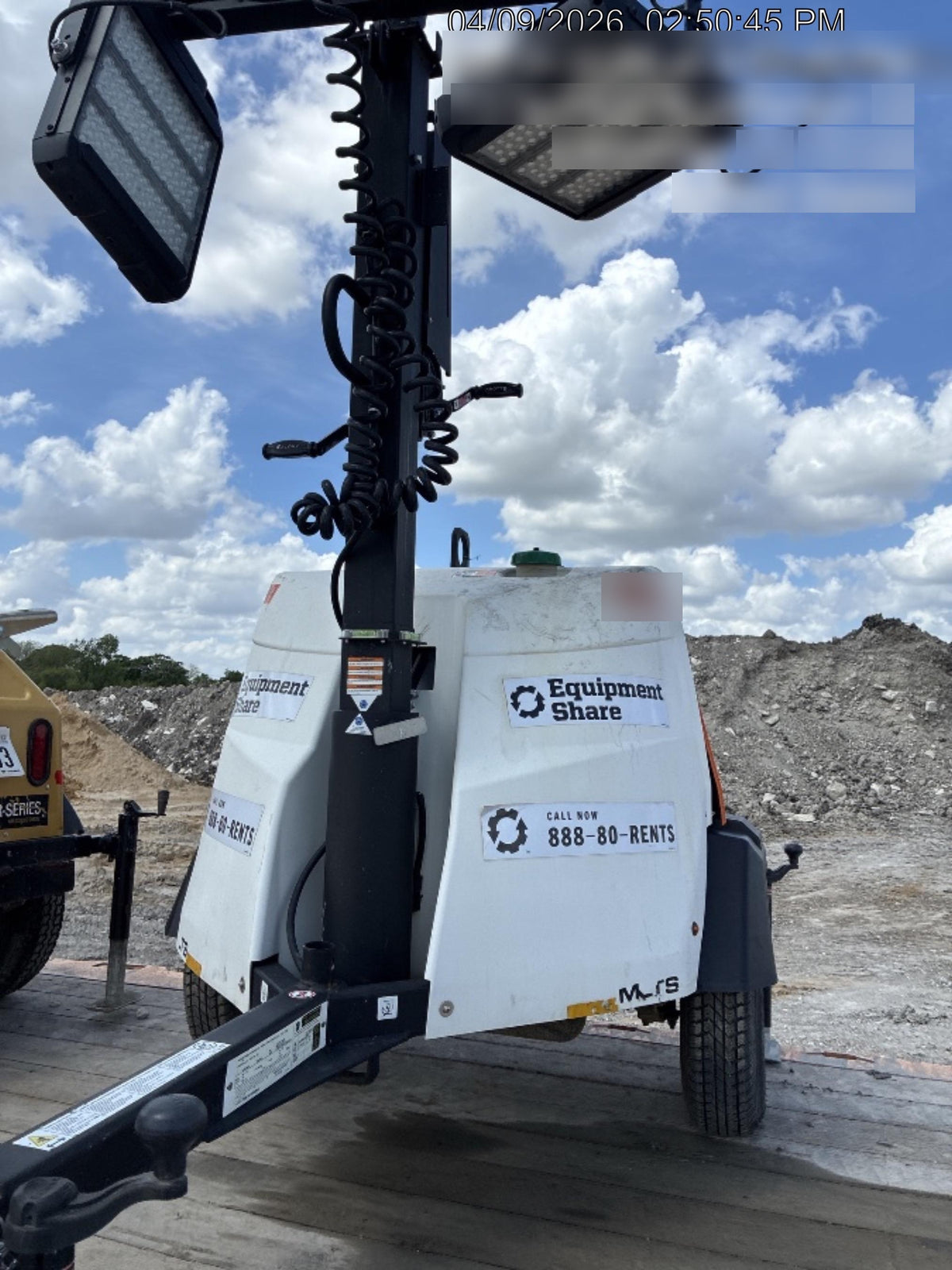 2024 Generac MLT2 Diesel, Flex Switch 120V Input, Powerzone Controller, 
(4) 320W LED Lights, 4kW Generator, 39.9 Gal Fuel Tank, 2" Ball, T3