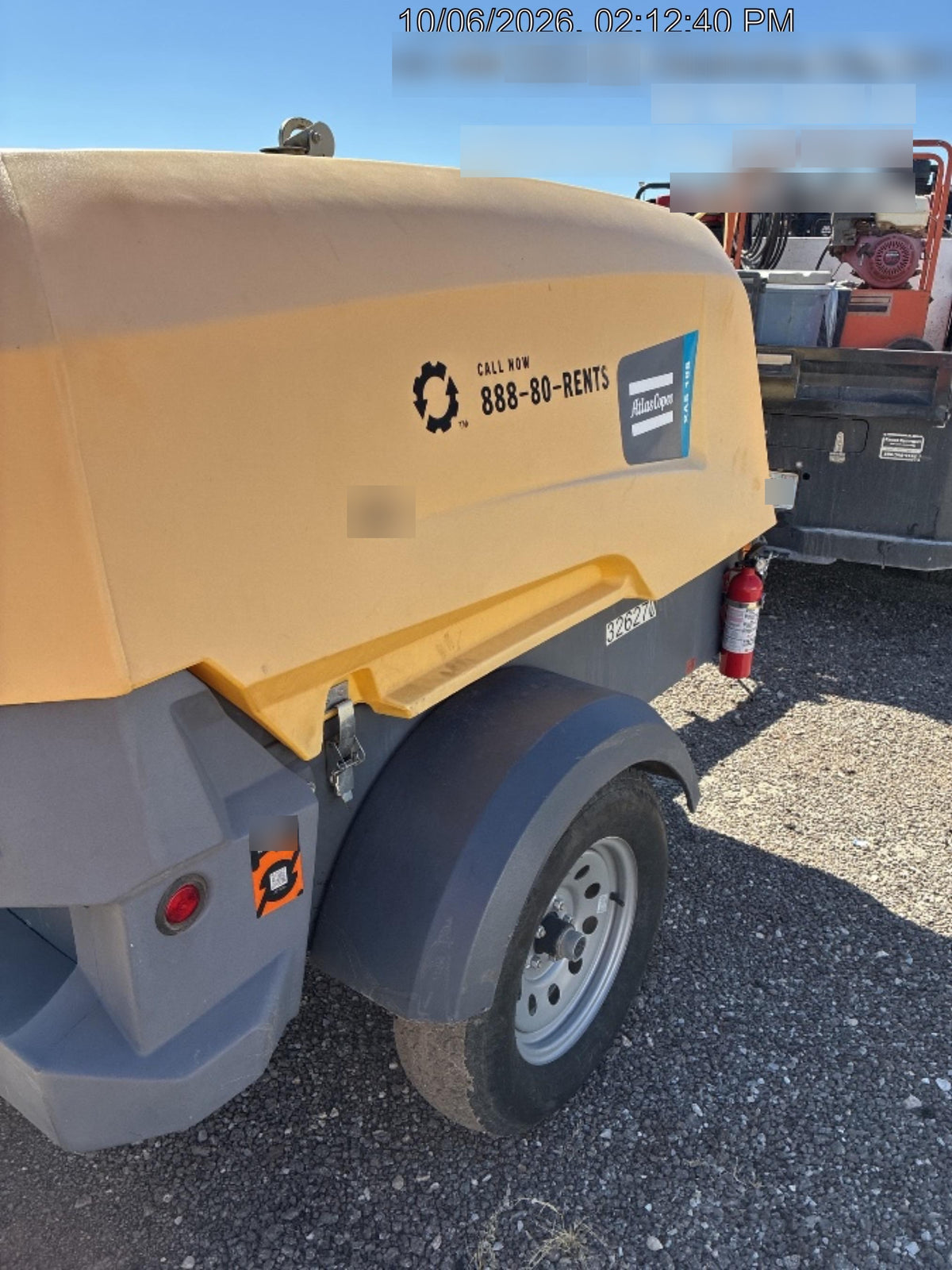 2023 ATLAS COPCO XAS188 CWK