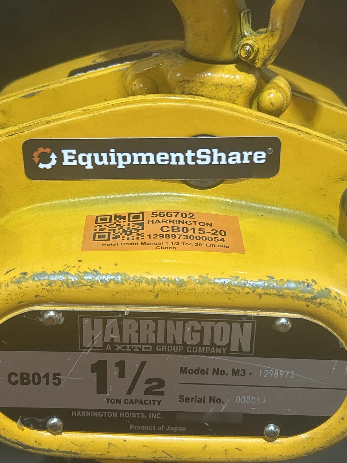 2025 HARRINGTON CB015-20