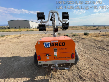 2023 Wanco WLTT-4MM4K Diesel, Deep Sea Controller, Shore Power Plug, Auto Start, (4) 350W LED Floodlights, 4kW Generator, 60 Gal Fuel Tank, 2" Ball, T3