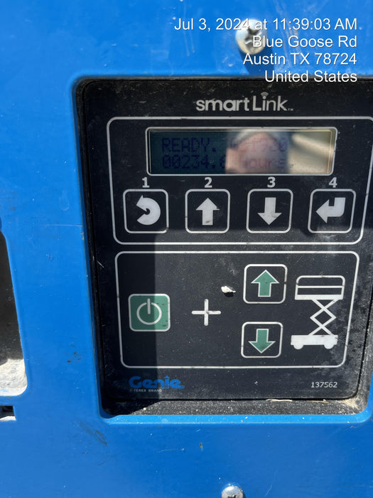 2020 Genie GS-1930 Solid Non Marking Tires, Beacon, Folding rails with half height swing gate