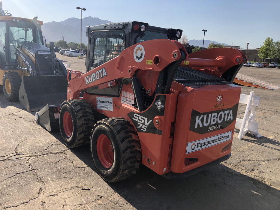 2020 Kubota SSV75PHC Wheeled, Cab/Heat/Air, Hydraulic Quick Coupler