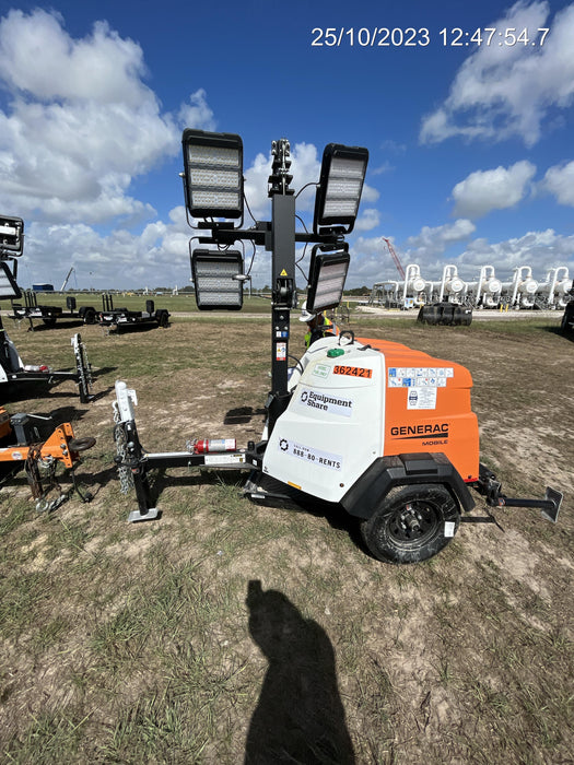 2023 Generac MLT2 Diesel, Flex Switch 120V Input, Powerzone Controller, 
(4) 320W LED Lights, 4kW Generator, 39.9 Gal Fuel Tank, 2" Ball, T3