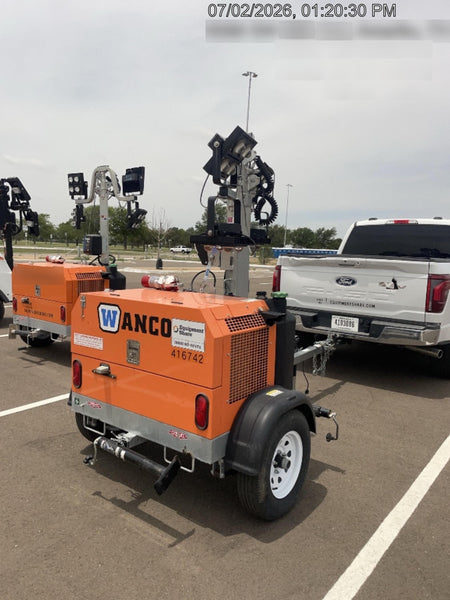 2024 Wanco WLTT-4MM4K Diesel, Deep Sea Controller, Shore Power Plug, Auto Start, (4) 350W LED Floodlights, 4kW Generator, 60 Gal Fuel Tank, 2" Ball, T3
