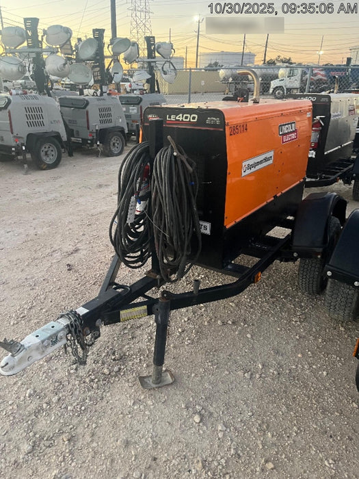 2022 Lincoln Electric LE400 Kubota V1505, Trlr, Cable Rack, Light Kit, ES Decals, T3