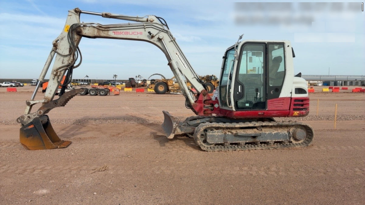 2019 Takeuchi TB290 Takeuchi TB290 Cab/Heat/AC w/Rubber Tracks, Auxiliary Hydraulics, Dozer Blade, Manual QC, 18/24/36" Buckets, Hydraulic Thumb Installed