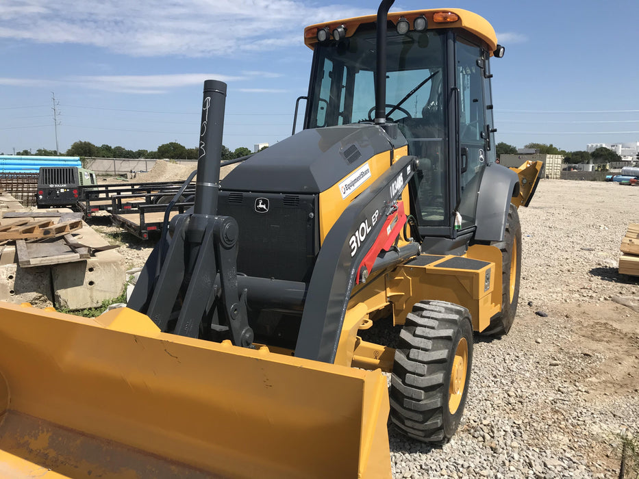2020 John Deere 310LEP Cab/Heat/Air, 4WD, Standard Stick, Pilot Controls, 2 Way Hydraulics, TAG Manual QC