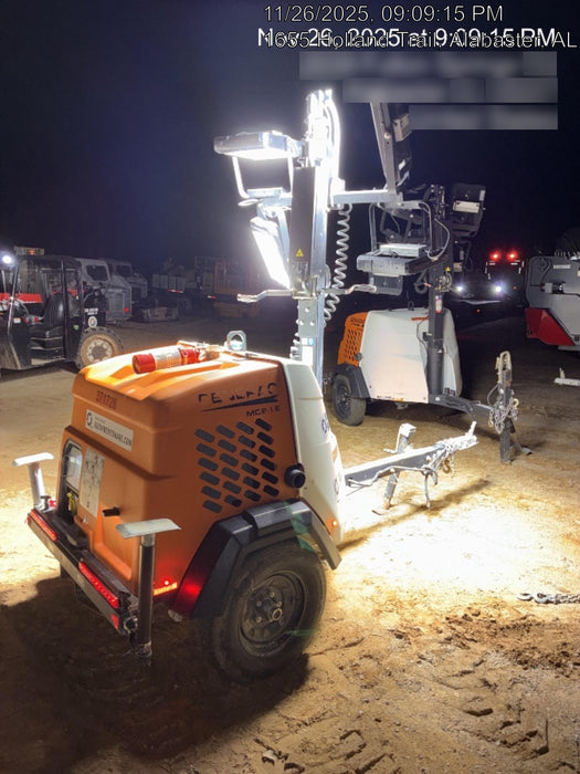 2023 Generac MLT2 Diesel, Flex Switch 120V Input, Powerzone Controller, 
(4) 320W LED Lights, 4kW Generator, 39.9 Gal Fuel Tank, 2" Ball, T3