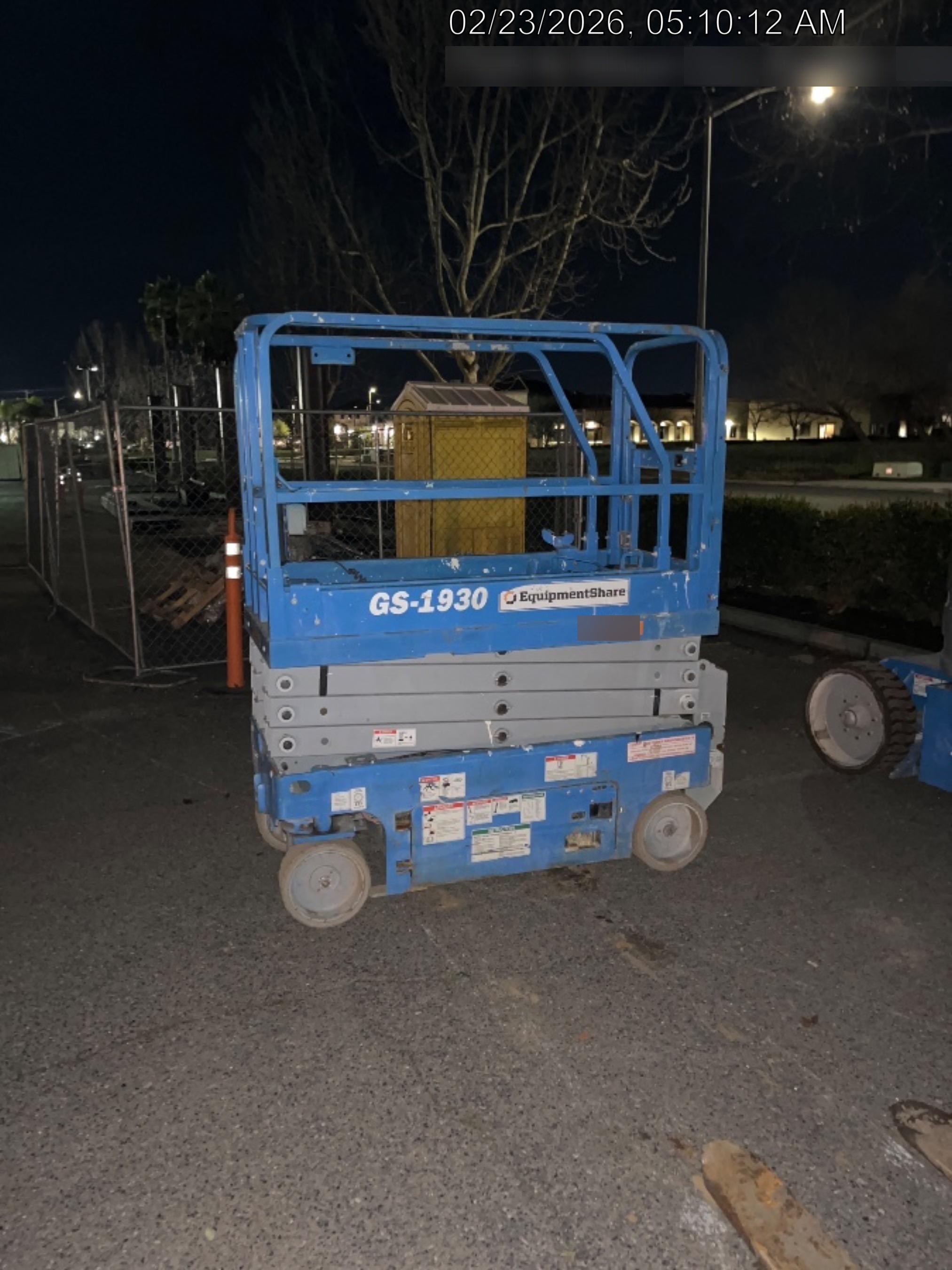 2019 Genie GS-1930 Half Height Swing Gate, 800W Inverter