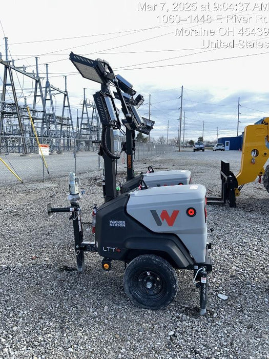 2024 Wacker Neuson LTT4 Diesel, Kohler KDW702, Deep Sea Controller, Auto Start, LED 320W, Bypass Outlet, T3