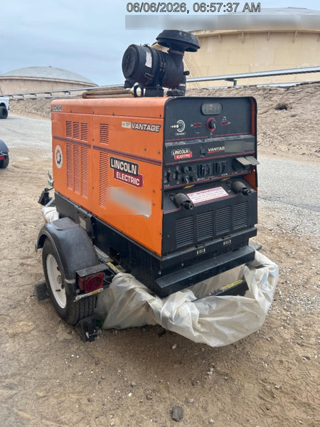 2021 Lincoln Electric Vantage 549X Ready Pak 3, ORANGE (includes trailer, cable rack, fender light kit)