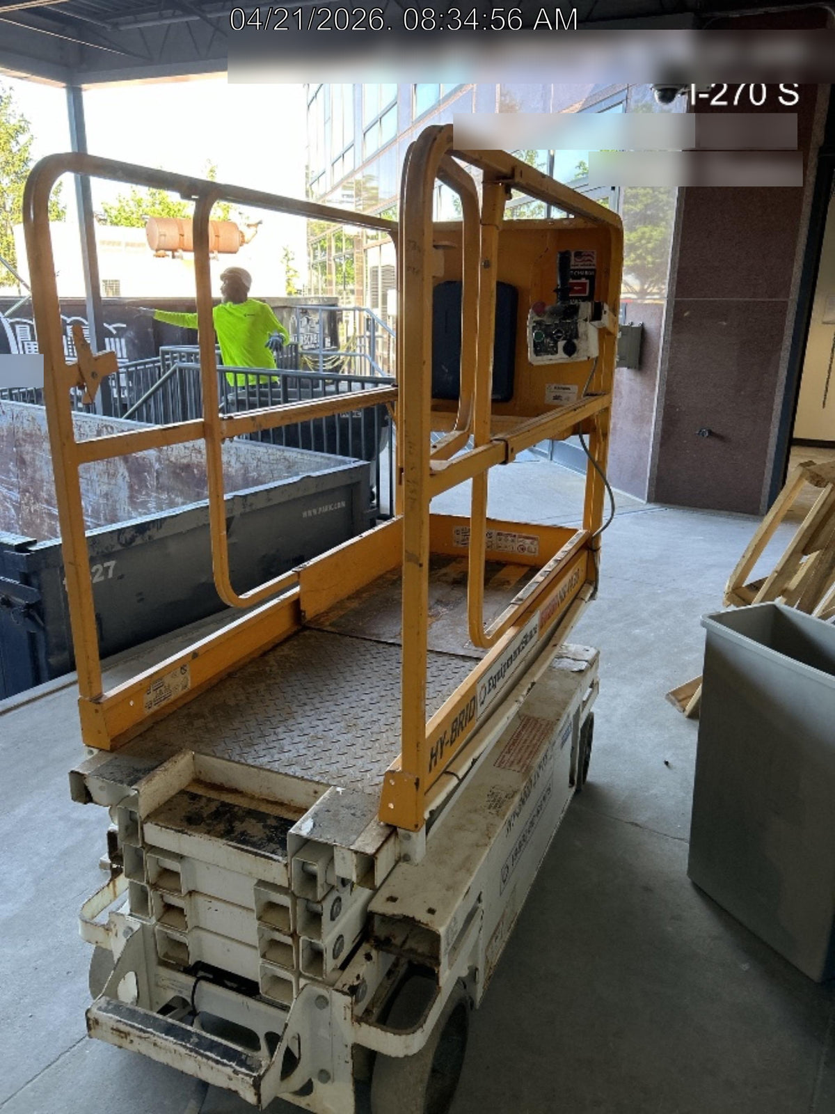 Custom Equipment HB-1430 Hy-Brid Scissor Lift
Platform capacity up to 670 lbs
Working height up to 20 ft
Weighs under 1,700 lbs
Non-marking wheels