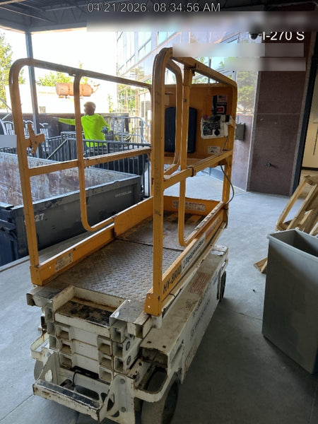 Custom Equipment HB-1430 Hy-Brid Scissor Lift
Platform capacity up to 670 lbs
Working height up to 20 ft
Weighs under 1,700 lbs
Non-marking wheels
