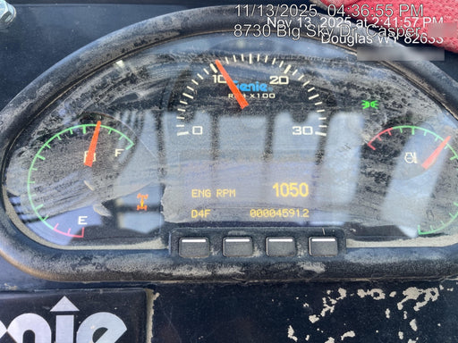 2019 Genie GTH-1056 Cab/Heat/AC, Solid RT Tires, LED Work Lights, Beacon 60" QA Carriage, 60" Forks