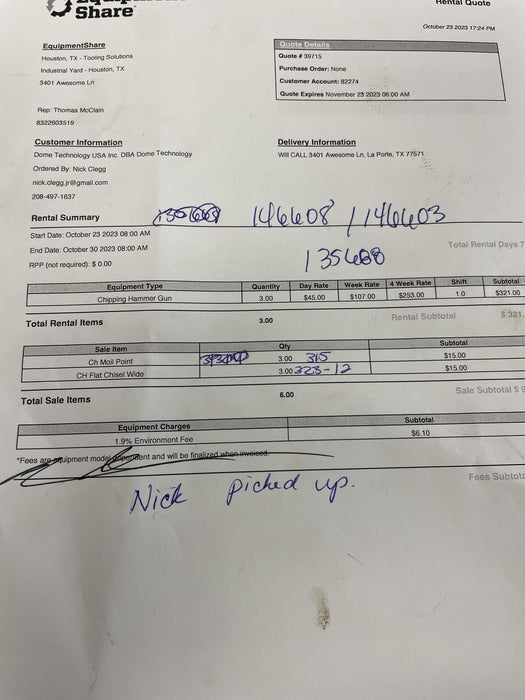 2021 MICHIGAN PNEUMATIC MP-CH3R