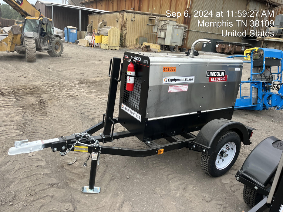 2024 Lincoln Electric LE400 Kubota V1505, Trlr, Cable Rack, Light Kit, ES Decals, T3