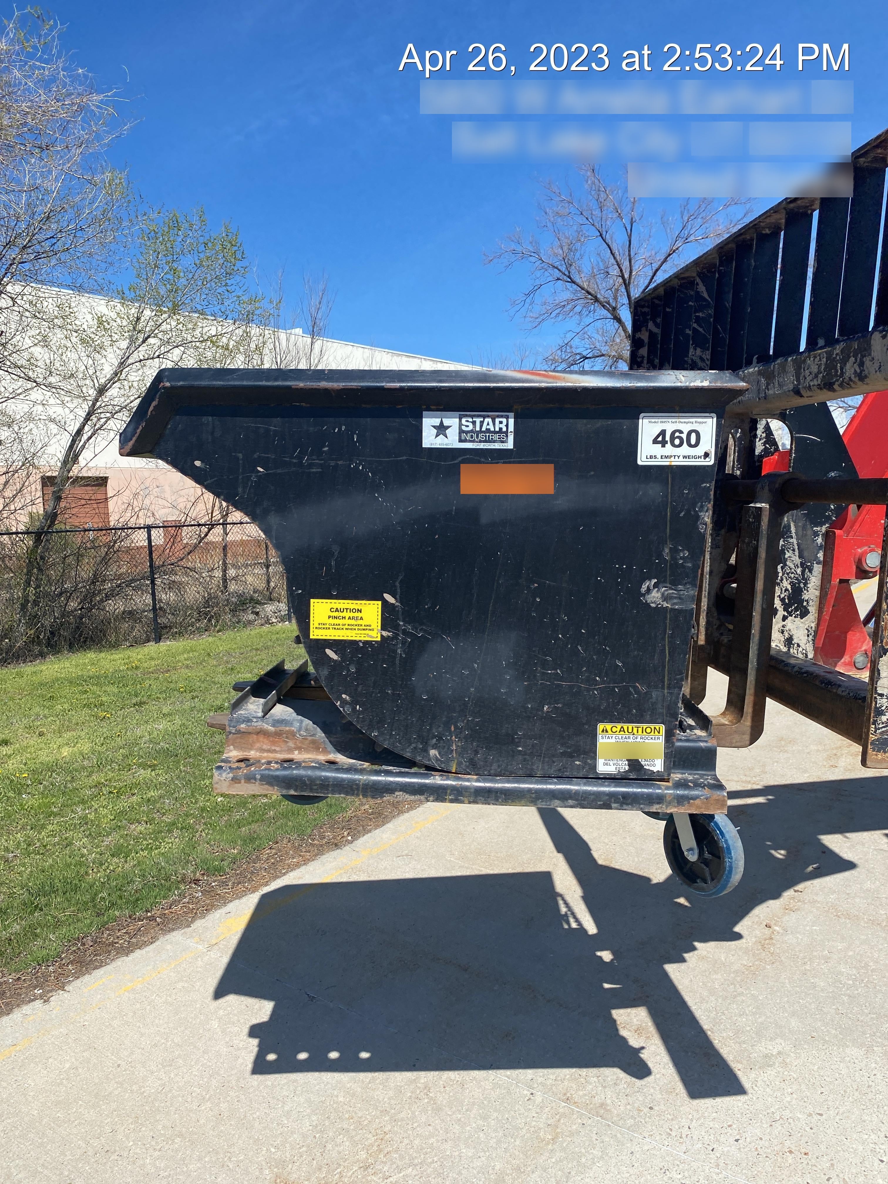 2020 STAR INDUSTRIES 1805N Hopper