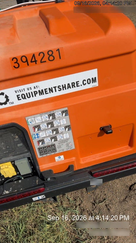 2024 Generac MLT2 Diesel, Flex Switch 120V Input, Powerzone Controller, 
(4) 320W LED Lights, 4kW Generator, 39.9 Gal Fuel Tank, 2" Ball, T3
