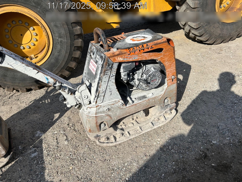 2023 Multiquip MV308GH Honda GX270, 18" Plate, Tachometer