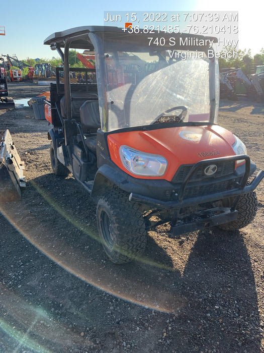 2020 Kubota RTV-X1140W-H Canopy, 4-Seater, Diesel, Windshield Acrylic Clear, Strobe Light, Backup Alarm