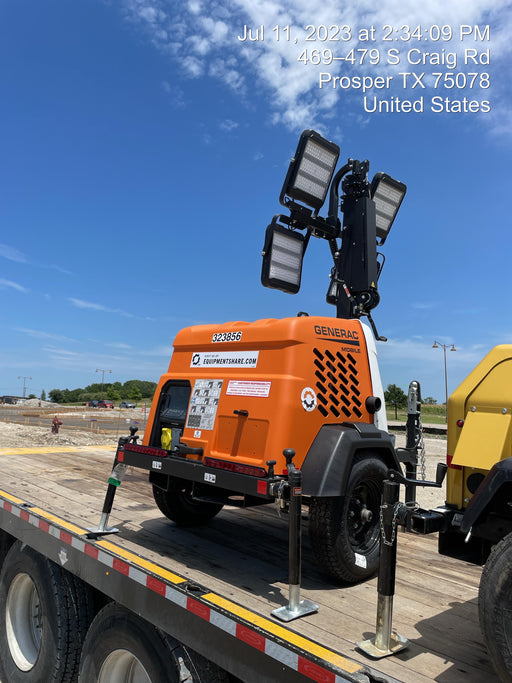 2023 Generac MLT2 Diesel, Flex Switch 120V Input, Powerzone Controller, (4) 320W LED Lights, 4kW Generator, 39.9 Gal Fuel Tank, 2" Ball, T3