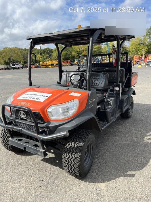 2021 Kubota RTV-X1140W-H Plastic Canopy, Windshield Acrylic Clear, LED Strobe Light, Wire Harness Kit, Back up Alarm