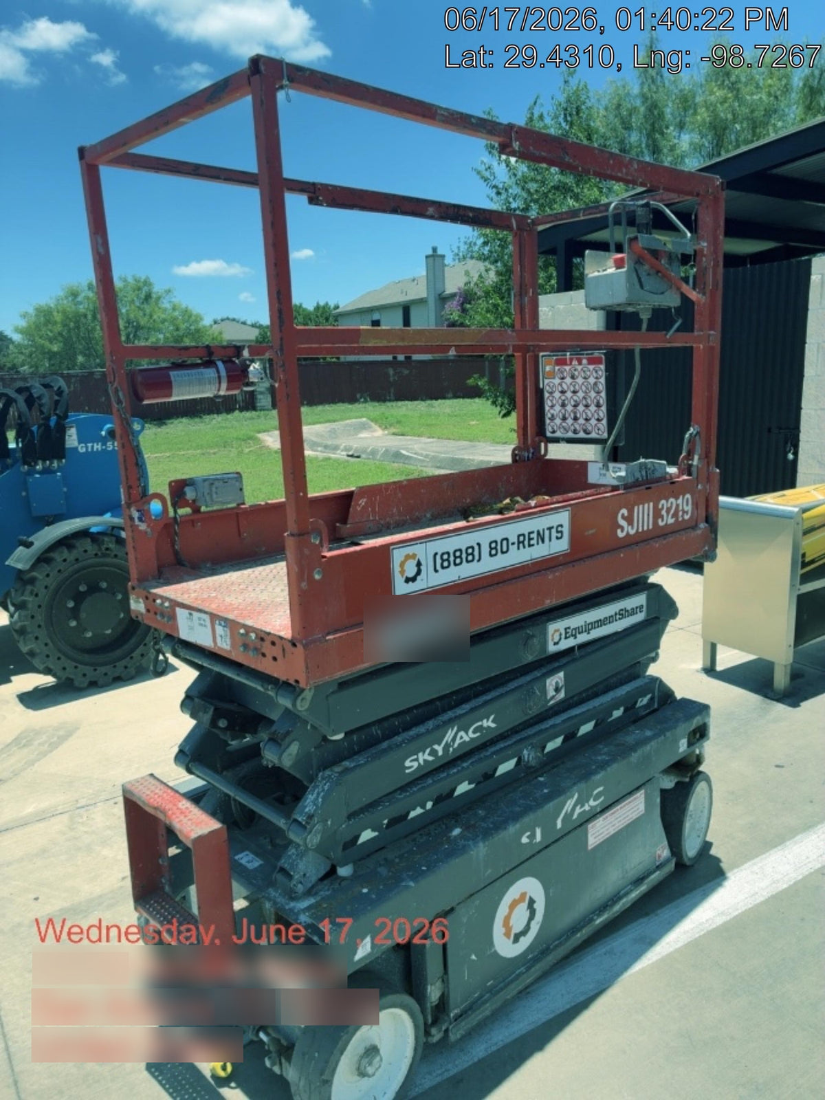 2019 Skyjack SJIII-3219 Standard w/Trojan Batteries