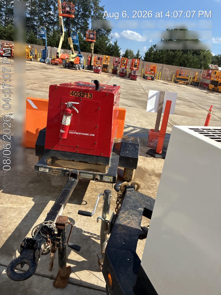 2024 Shindaiwa DGW400MDL Kubota D902 Engine, 23 HP, Dual Op Welder, Wire, Arc, Droop Stick, Tig, and CC Stick Functionality, Simulphase, 3 Phase and 1 Phase Gen Output, Single Axle NB Trlr, Slr Trckl Chrg 12V 12W, Fire Ext