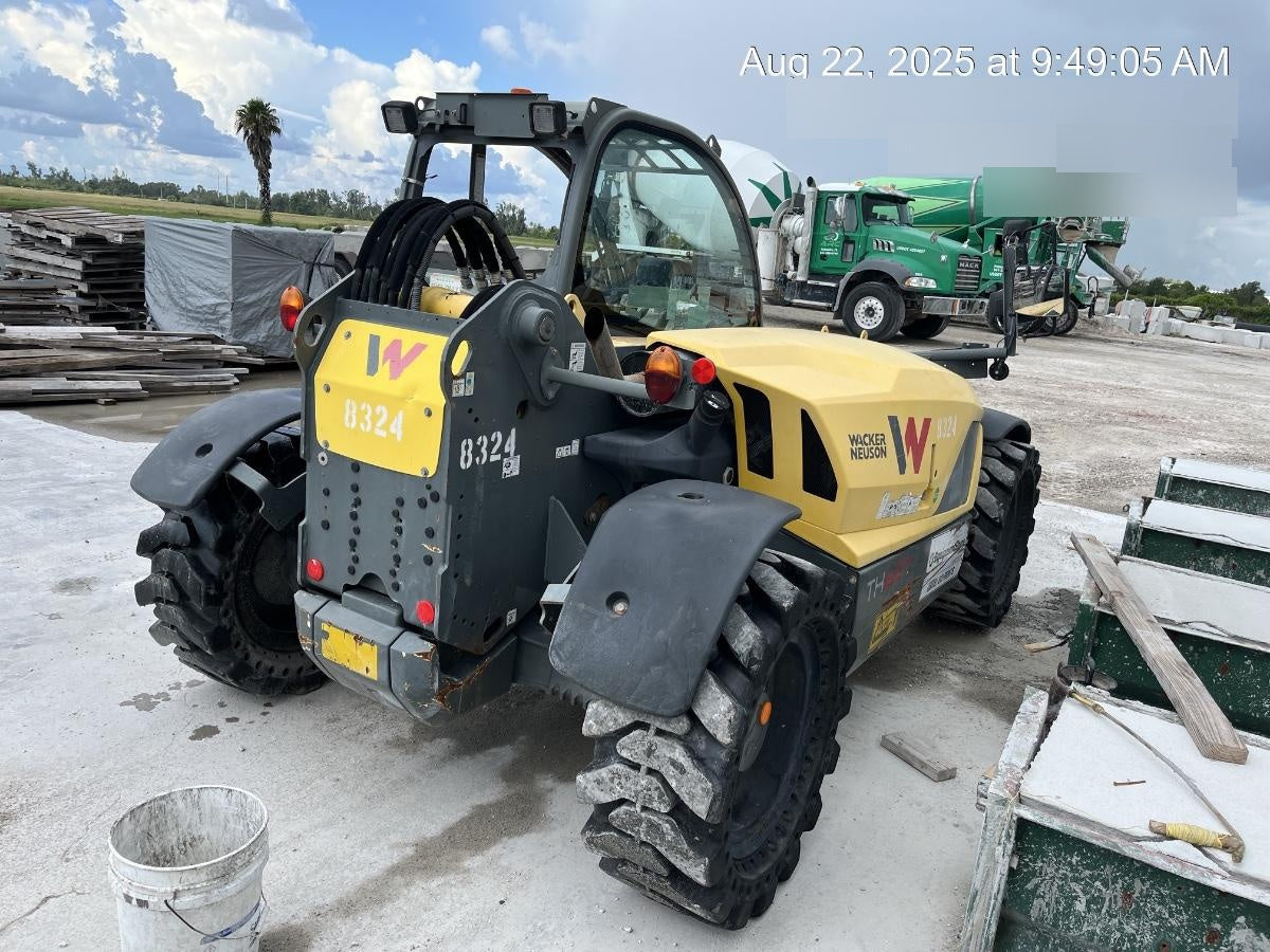 2018 Wacker Neuson TH627 Wacker Neuson TH627 Telehandler w/Canopy, Solid Tires, 48" Carriage and Forks